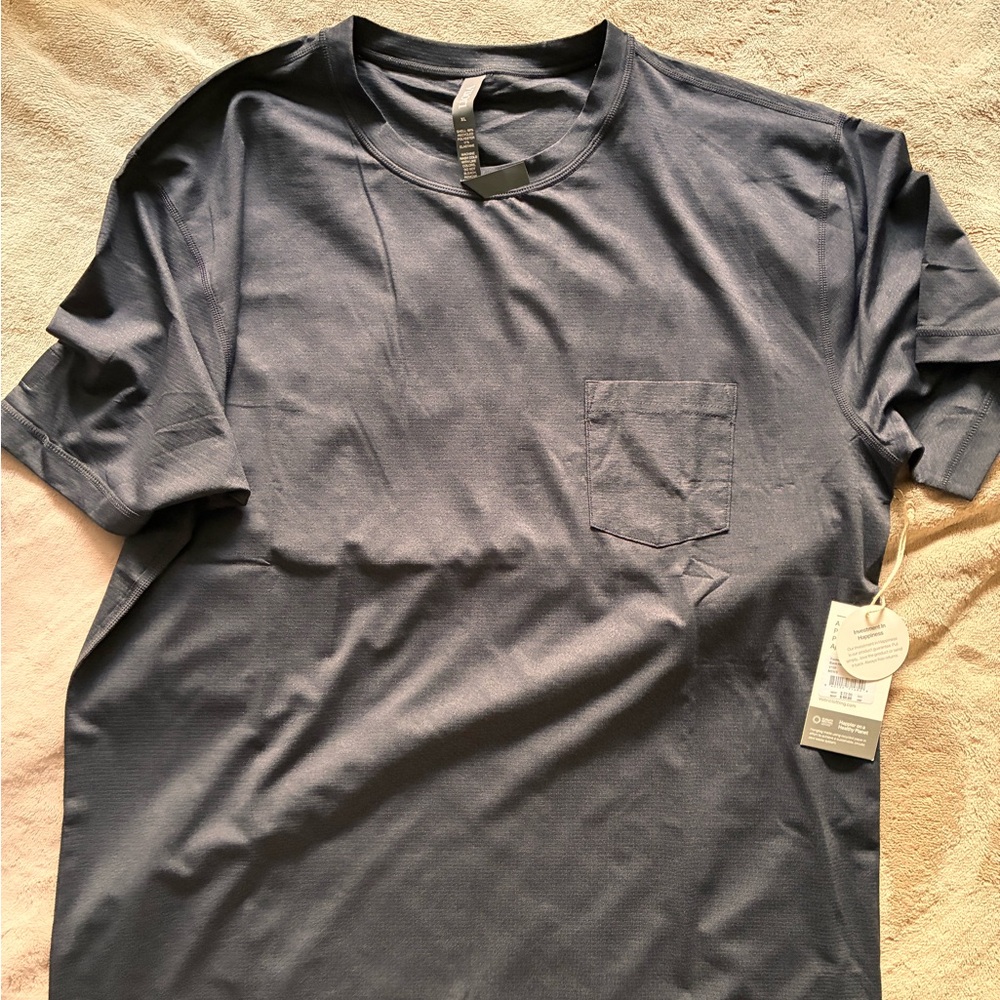 Vuori Blue Short Sleeve Tee for Casual Comfort